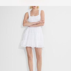 Aritzia Sunday Best Poplin Mini Sundress